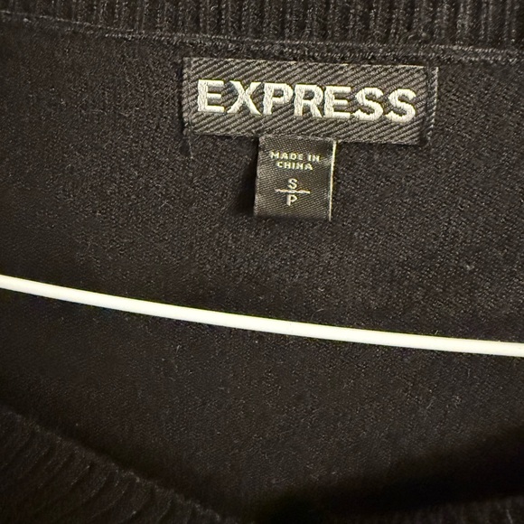 Express Black Knit Button Cardigan - Picture 2 of 4